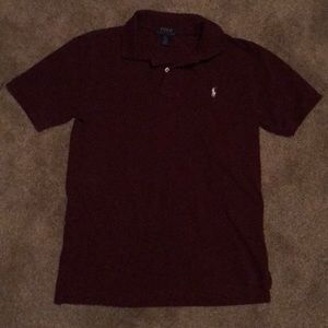 Boys large (14-16) maroon polo top